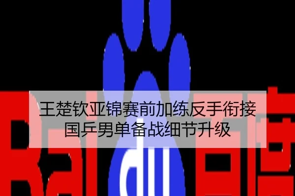 王楚钦亚锦赛前加练反手衔接 国乒男单备战细节升级